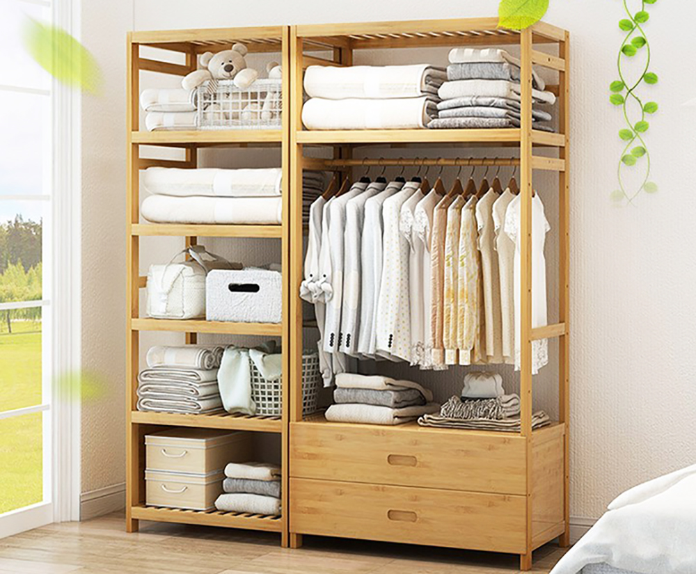 Kệ treo quần áo có ngăn kéo bền đẹp