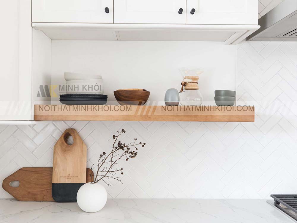 Kệ treo tường nhà bếp đơn