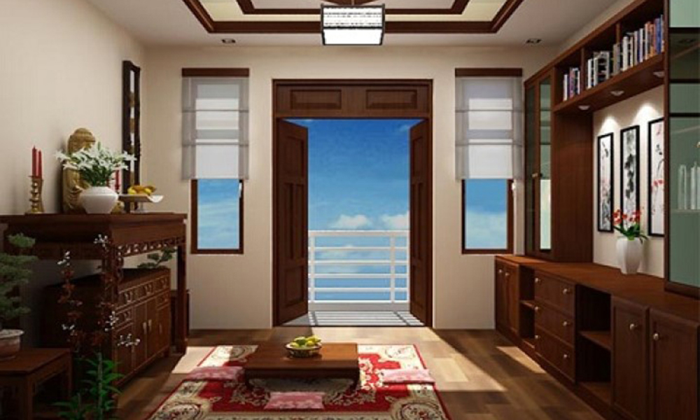 Không gian thờ cúng thiêng liêng