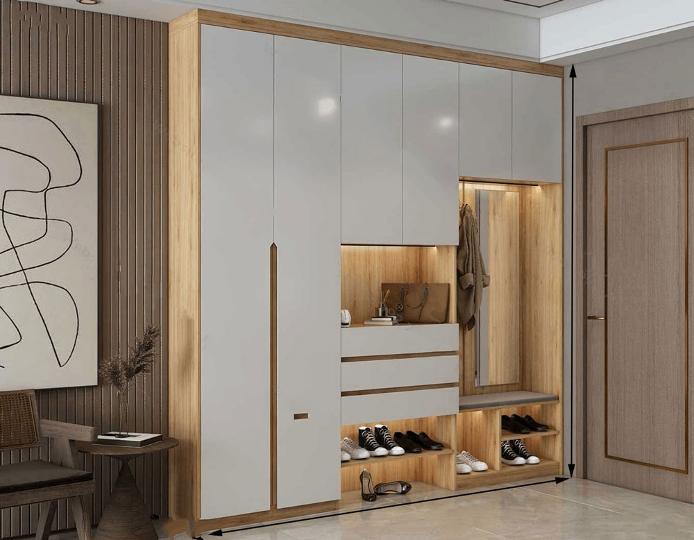Tiêu Chuẩn Chọn Kích Thước Tủ Giày Phù Hợp Với Căn Phòng