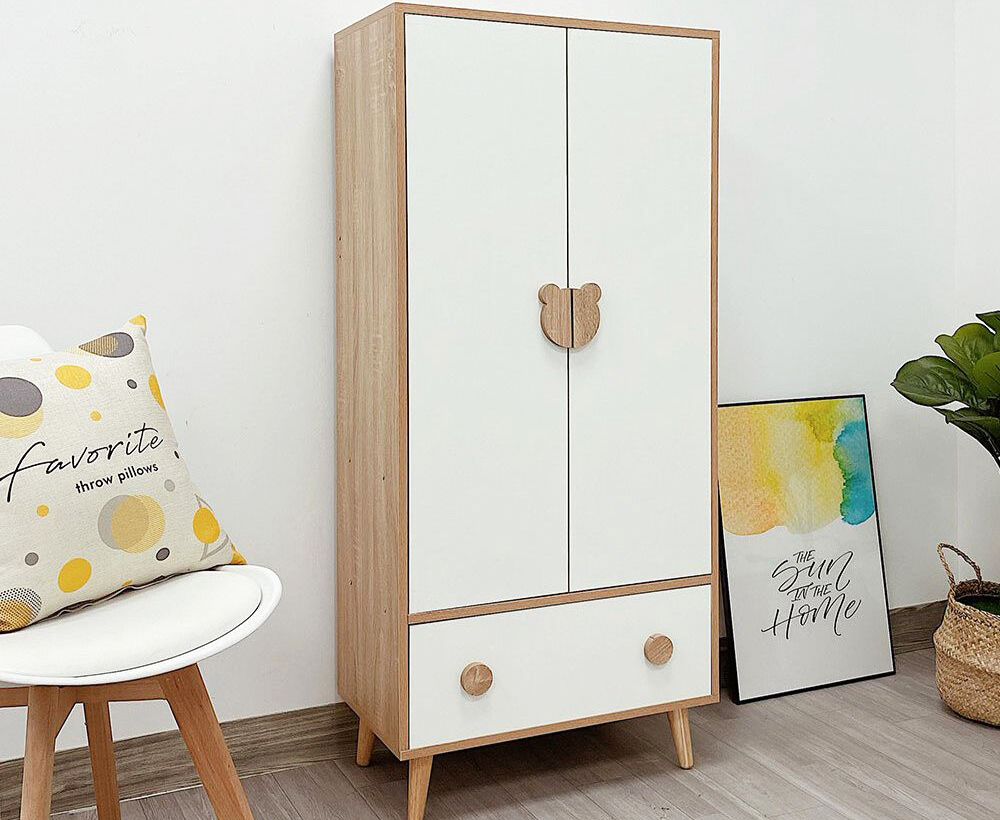 Kích thước tủ quần áo đúng chuẩn dành cho bé