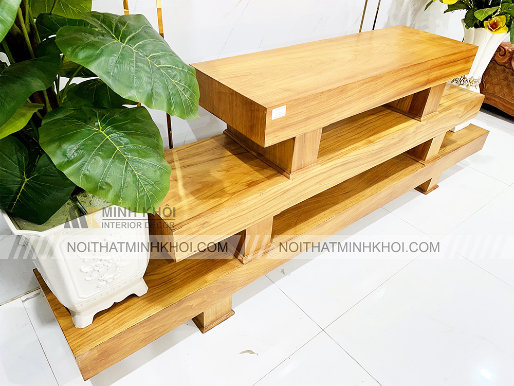 Kinh nghiệm lựa chọn kệ tivi gỗ nguyên khối