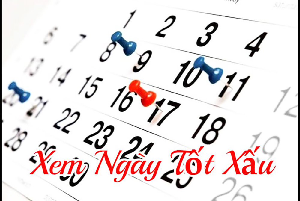 Lịch vạn niên xem ngày tốt xấu
