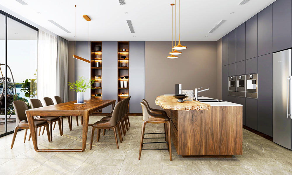 Lựa chọn bàn ghế ăn phù hợp với phòng bếp