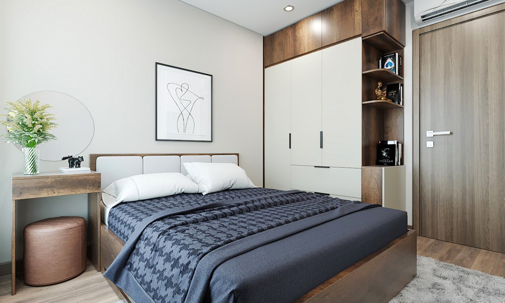 Lựa chọn tủ quần áo theo phong cách thiết kế của phòng ngủ