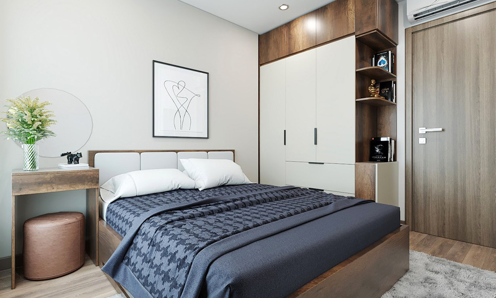 Lựa chọn vị trí đặt tủ quần áo trong phòng ngủ hợp lý