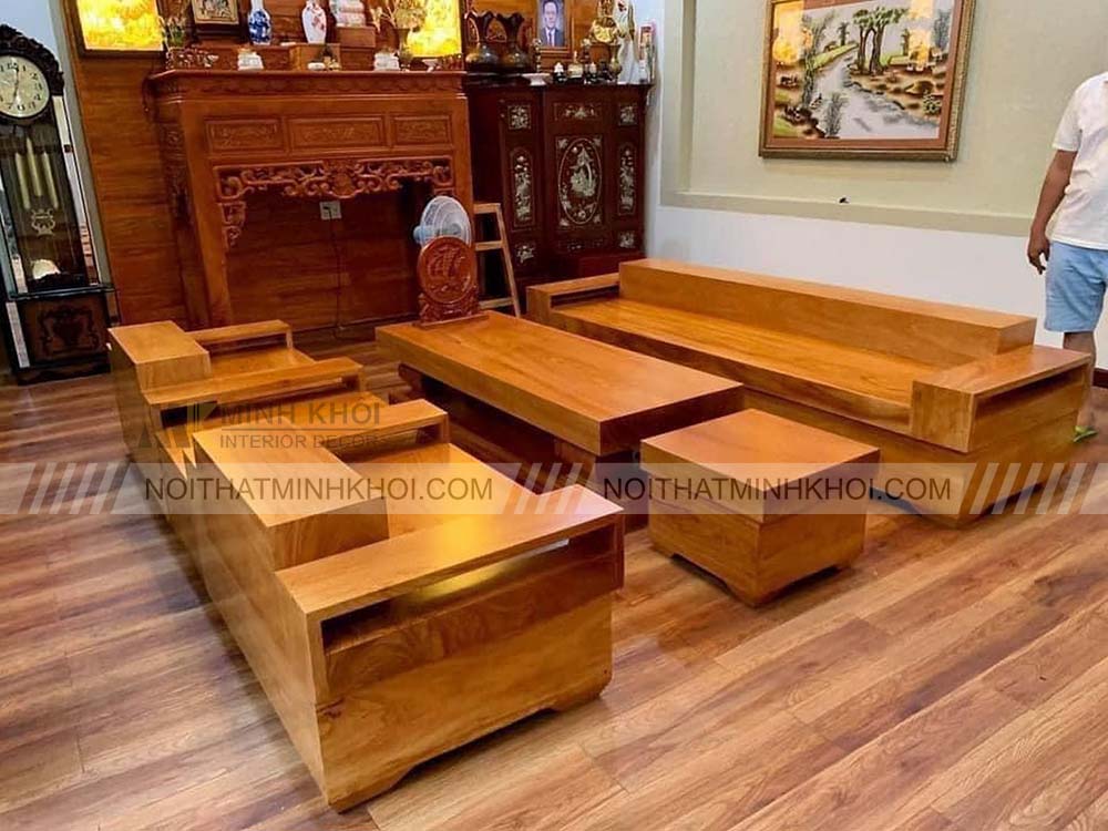 Lưu ý khi chọn sofa gỗ nguyên khối