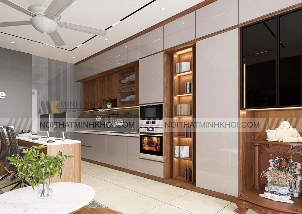 lưu ý khi lựa chọn tủ bếp cánh acrylic