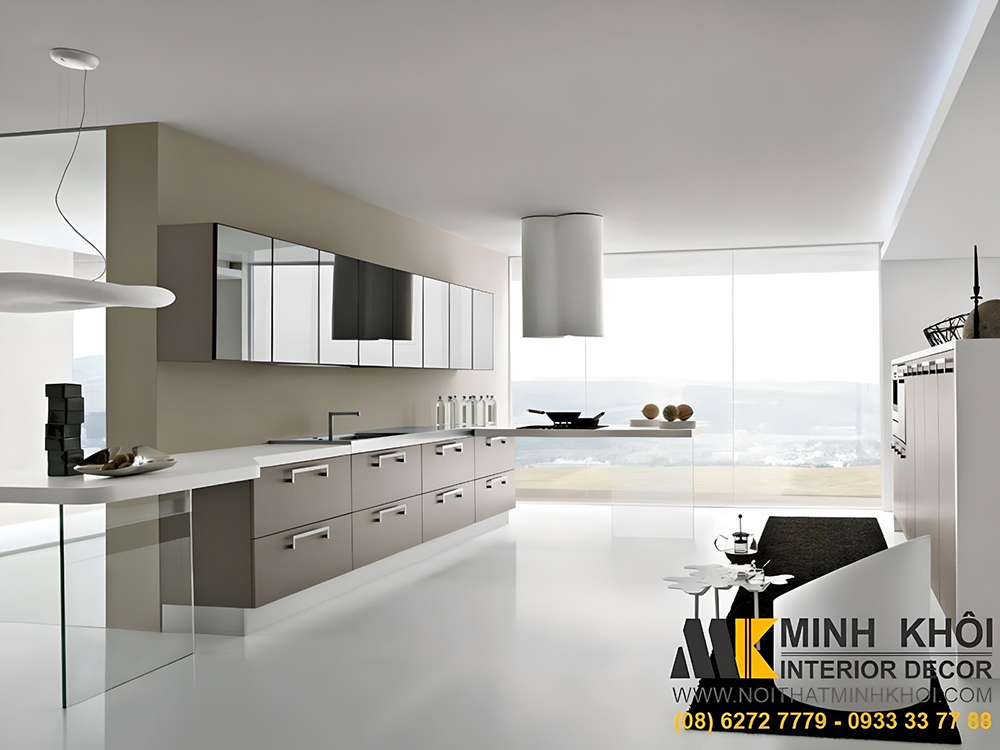 Lưu ý khi lựa chọn và thiết kế tủ bếp tủ bếp MDF