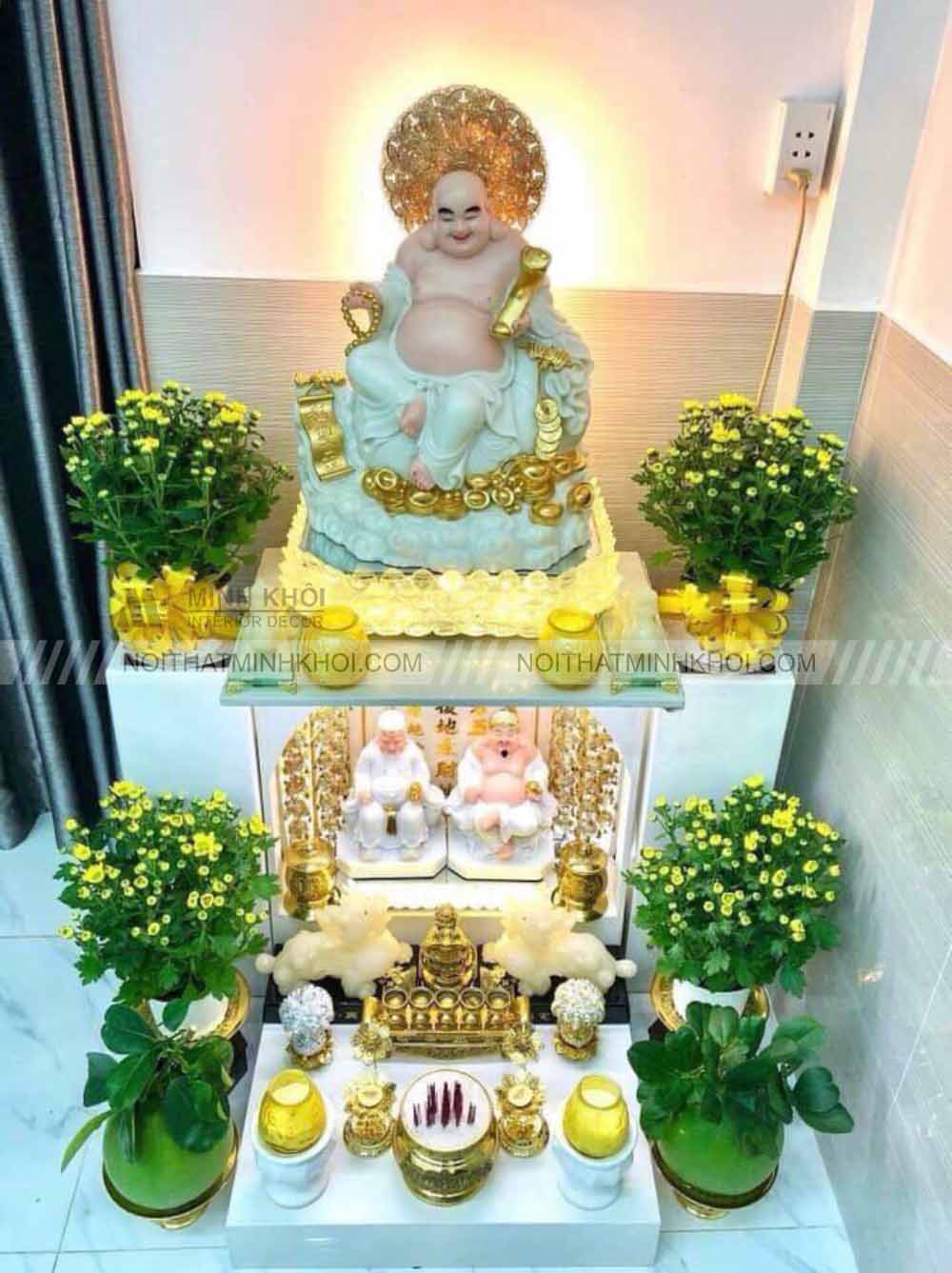 Lưu ý khi mua bàn thờ ông địa màu trắng