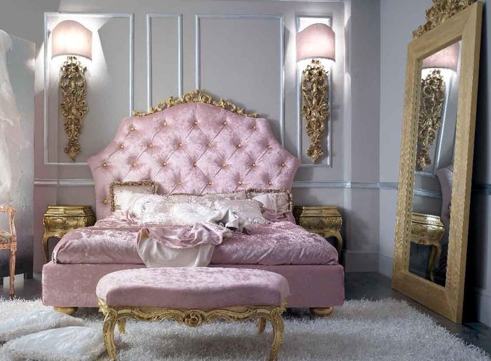 Giường ngủ tân cổ điển - GN1039
