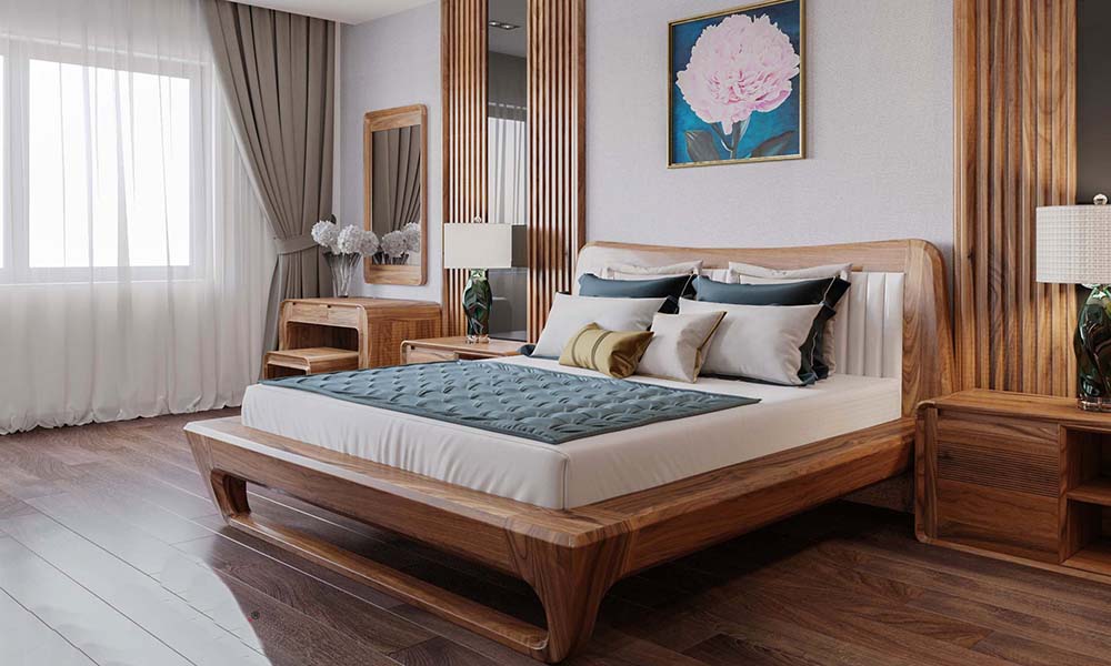 Giường Ngủ giúp tạo không gian sang trọng cho phòng ngủ