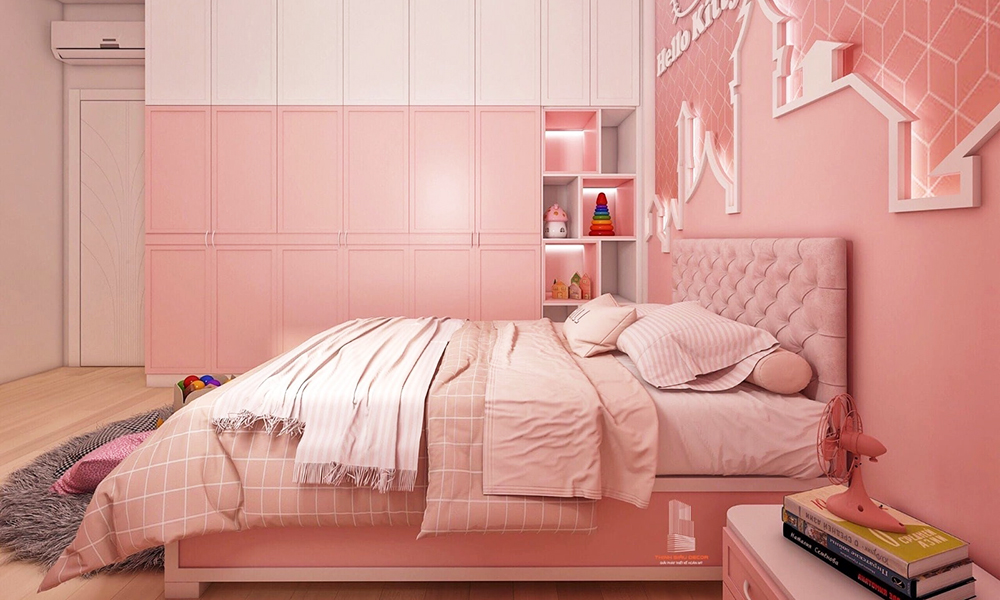 20 mẫu phòng ngủ màu hồng đẹp  Phòng ngủ màu hồng đẹp tại Ninh Bình
