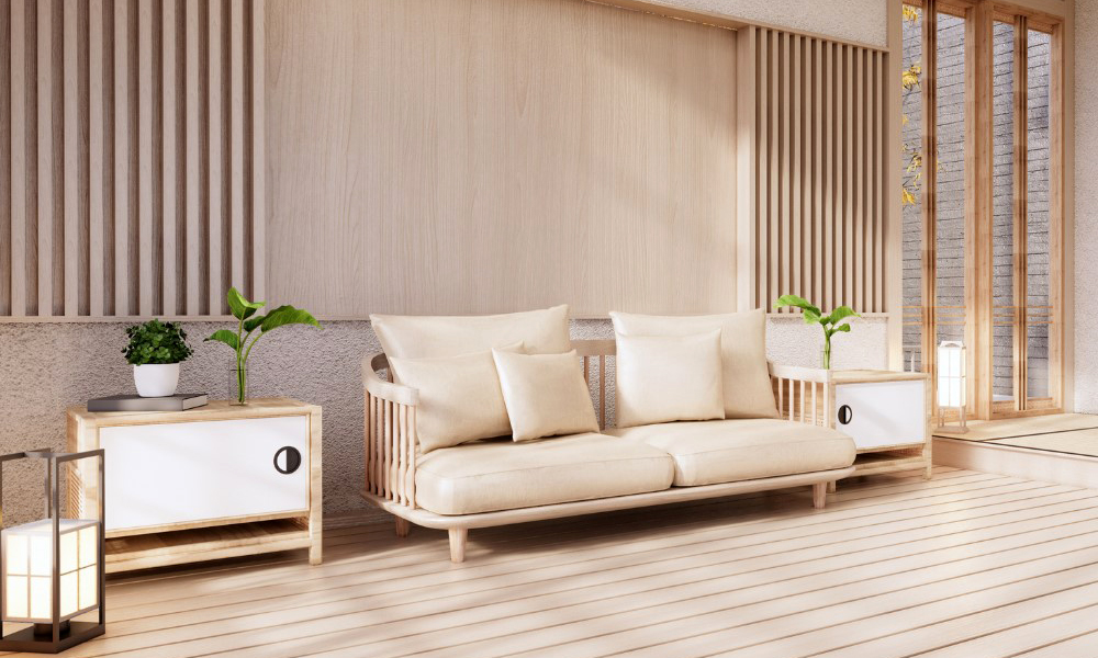 Mẫu sofa kiểu Nhật nhỏ gọn bắt mắt