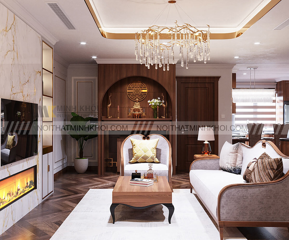 Mẫu thiết kế nội thất phòng thờ đẹp, đang là xu hướng hiện nay