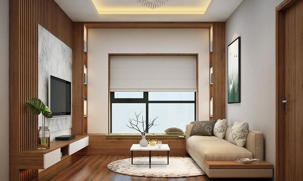 Mẫu thiết kế phòng khách đẹp cho chung cư