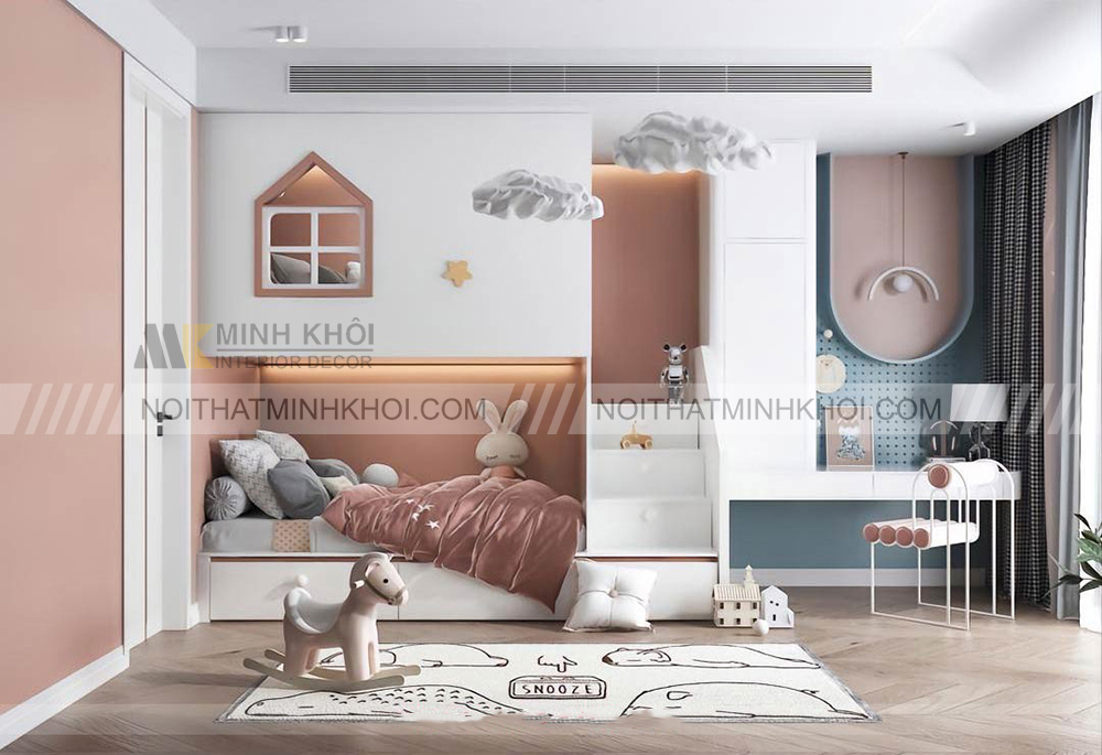 Mẫu thiết kế phòng ngủ trẻ em theo chủ đề