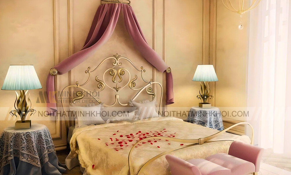 Mẫu trang trí phòng cưới đẹp phong cách Châu Âu
