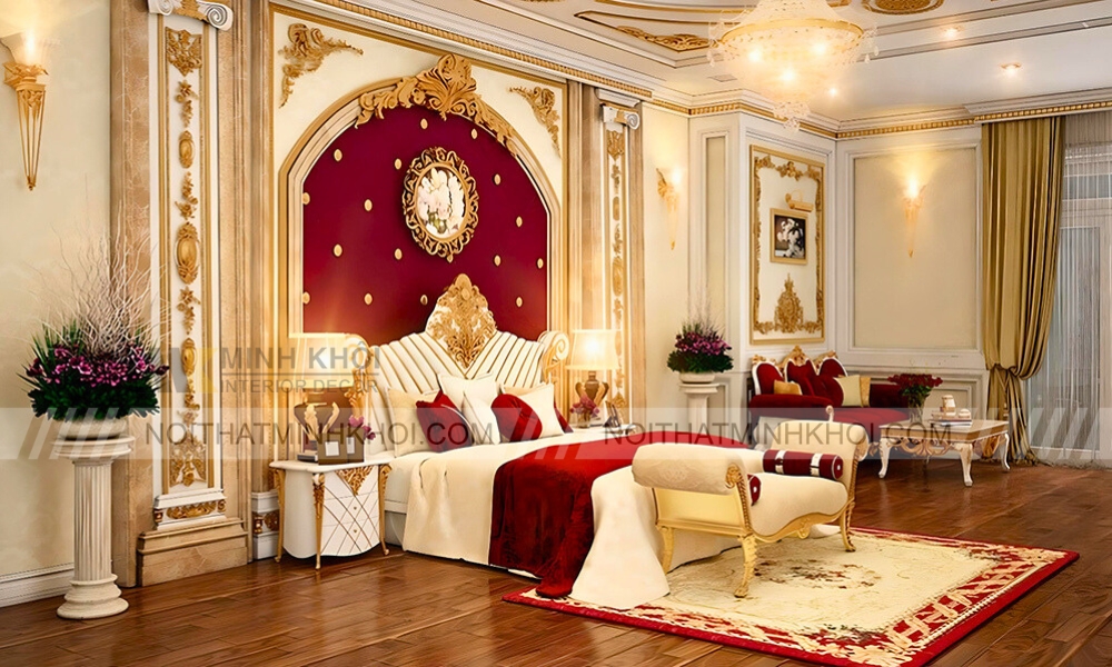 Mẫu trang trí phòng cưới đẹp phong cách Châu Âu