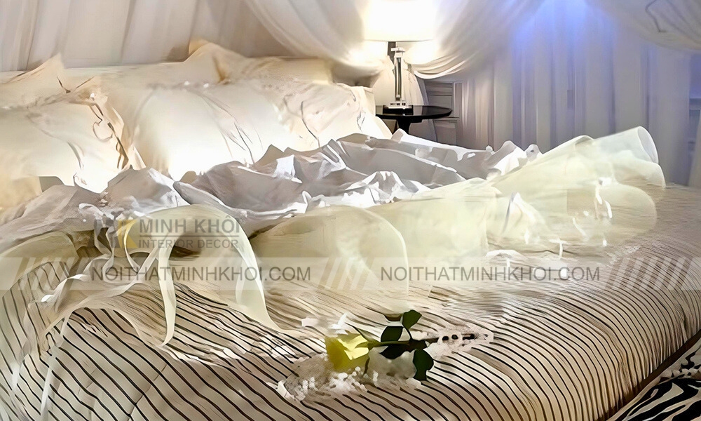 Mẫu trang trí phòng cưới đẹp phong cách Châu Âu