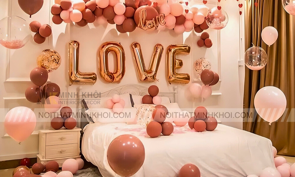 Mẫu trang trí phòng cưới đẹp phong cách Châu Á