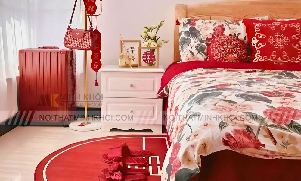 Mẫu trang trí phòng cưới đẹp phong cách Châu Á