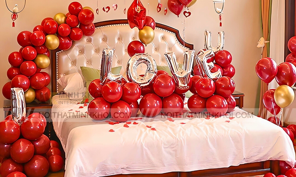 Mẫu trang trí phòng cưới đẹp phong cách Châu Á