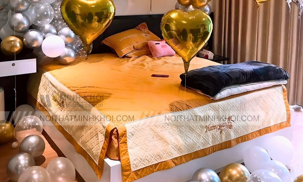 Mẫu trang trí phòng cưới đẹp phong cách Châu Á