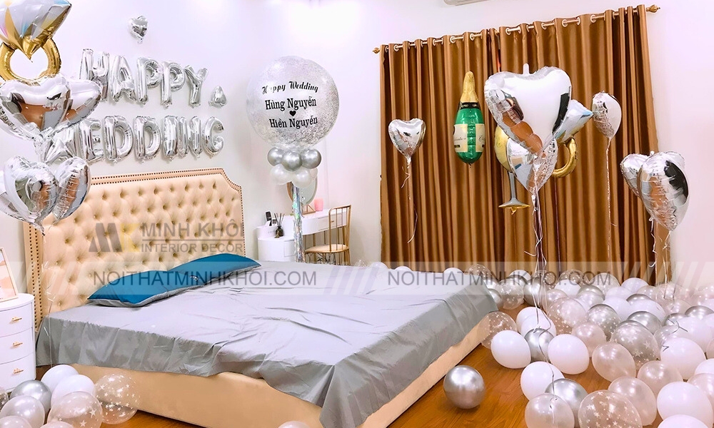 Mẫu trang trí phòng cưới đẹp phong cách Châu Á