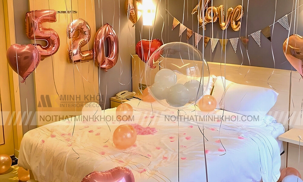 Mẫu trang trí phòng cưới đẹp phong cách Châu Á