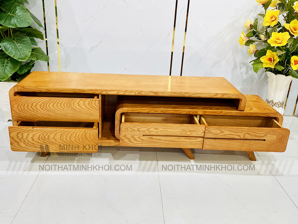 Mua kệ tivi gỗ sồi ở đâu uy tín và chất lượng