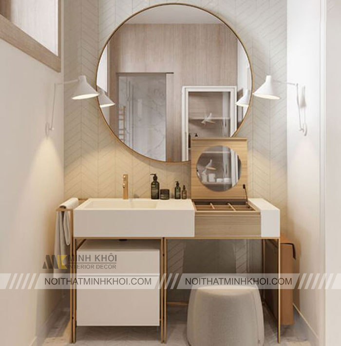 Bàn Trang Điểm Gỗ MDF