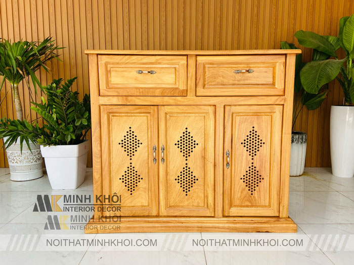 Những mẫu Tủ Giày Dép Gỗ Tự Nhiên