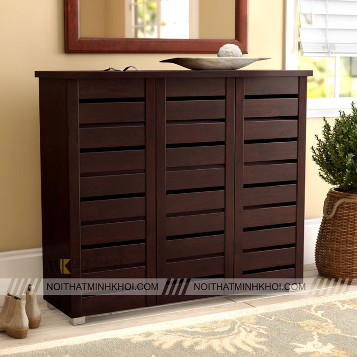 Những mẫu Tủ Giày Dép Gỗ Tự Nhiên