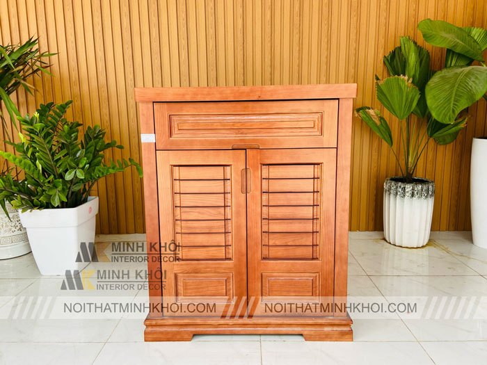 Những mẫu Tủ Giày Dép Gỗ Tự Nhiên