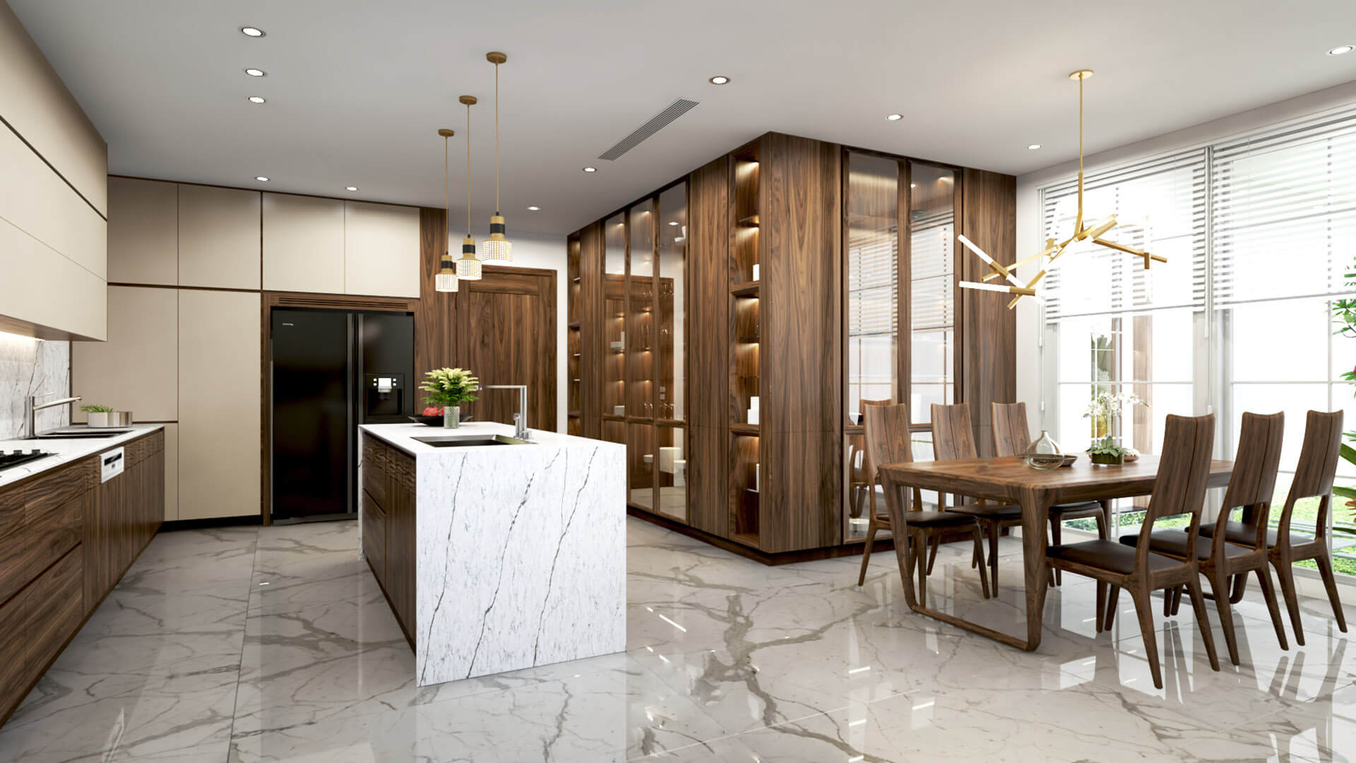 Những sai lầm khi lắp đặt nội thất trong không gian bếp