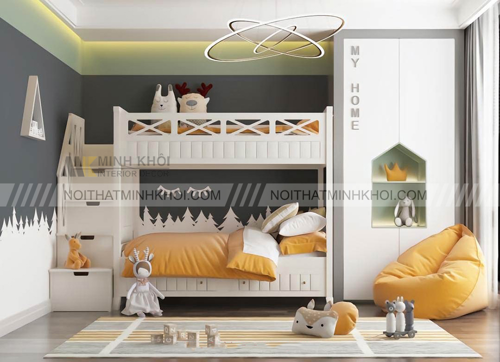 Những yếu tố quan trọng cần lưu ý khi thiết kế phòng ngủ trẻ em