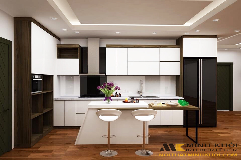 Nội Thất Nhà Bếp Gỗ Công Nghiệp