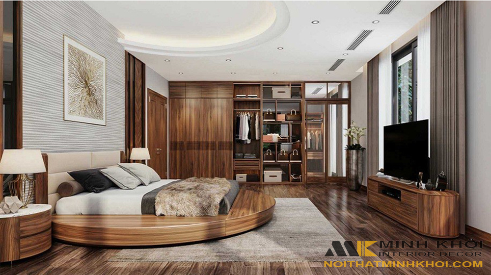 Nội Thất Phòng Ngủ Gỗ Tự nhiên đẹp sang trọng