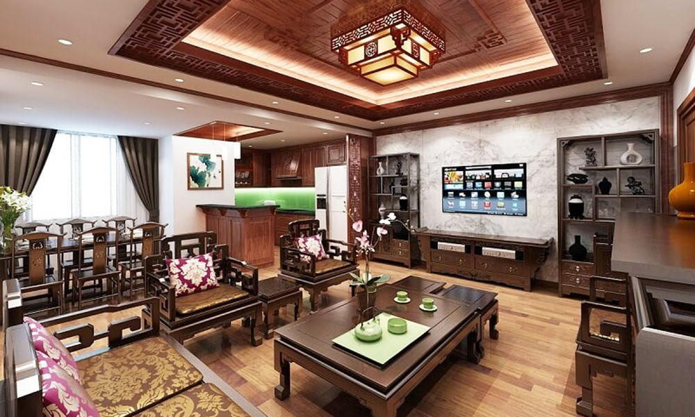 Phong cách phòng khách cổ điển