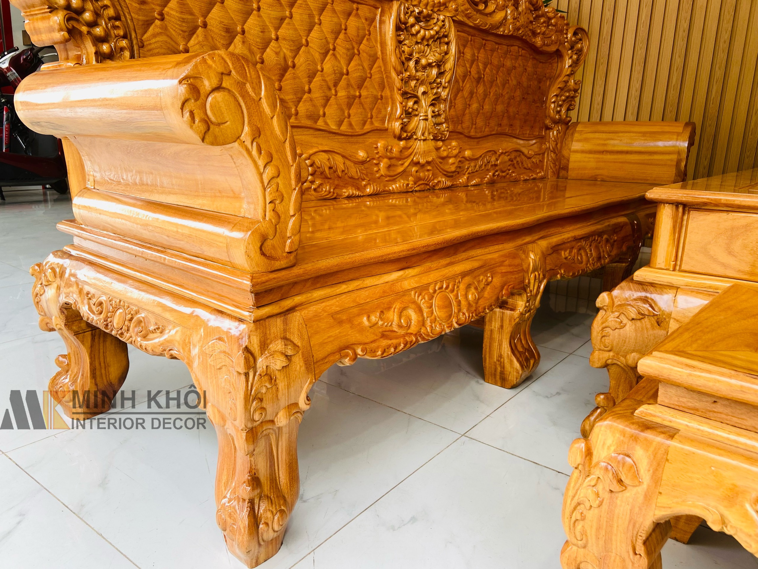 Salon gỗ hoàng gia 6 món - SL3018