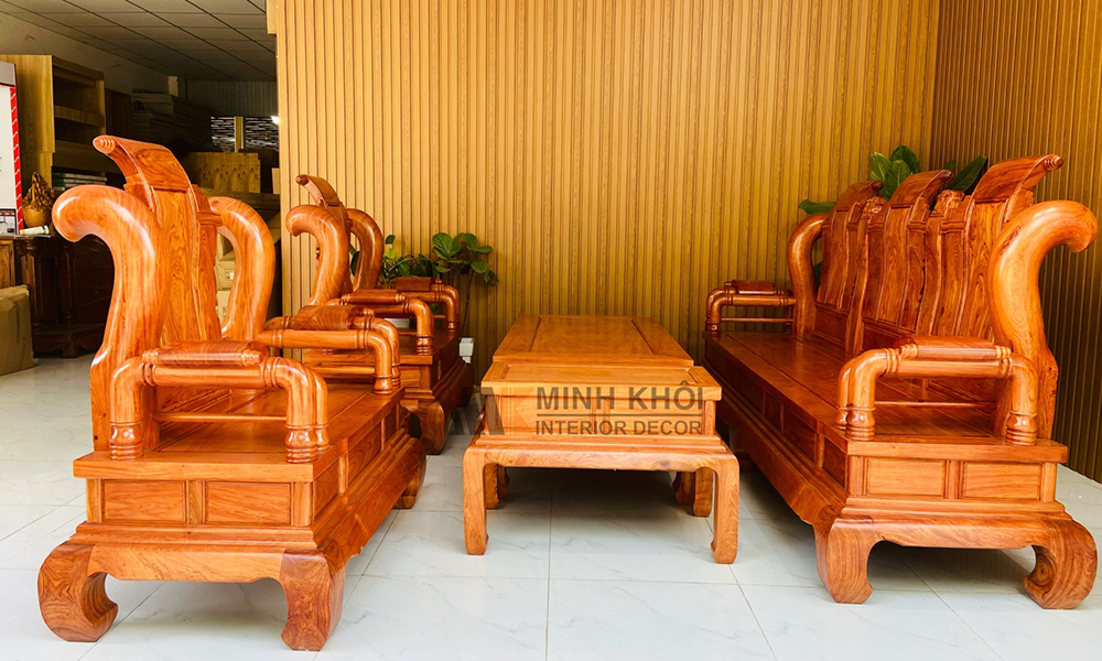 Salon Gỗ Hương Đá Tần Thủy Hoàng tay 14 - SL206
