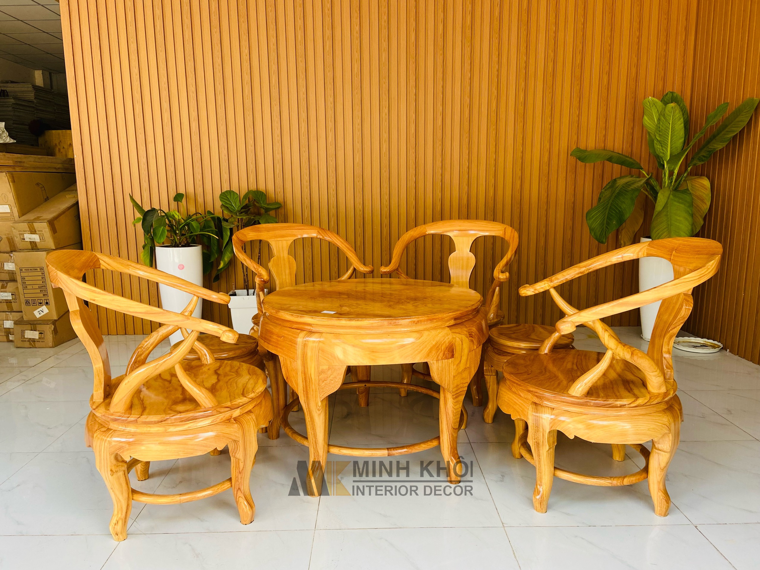 Salon gõ thúng mặt liền - SL938