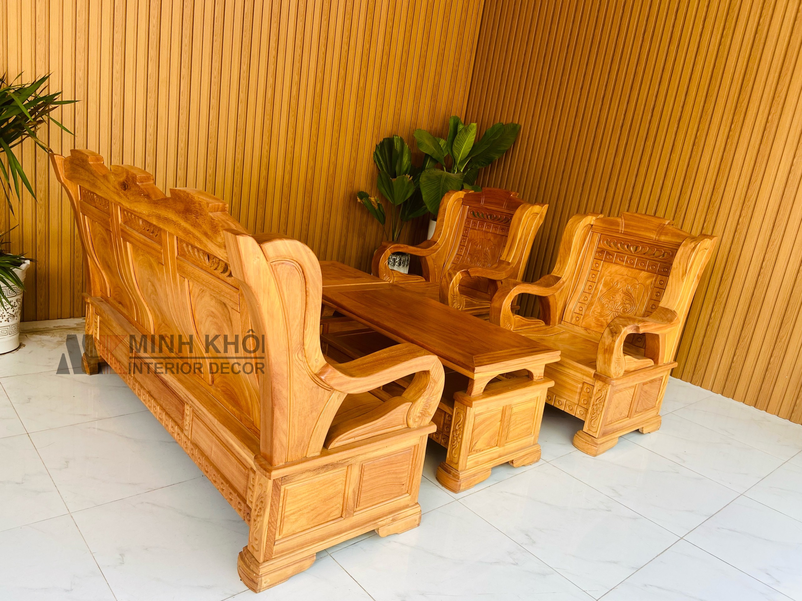 Salon gõ thúng thiên nga 5 món - SF3002