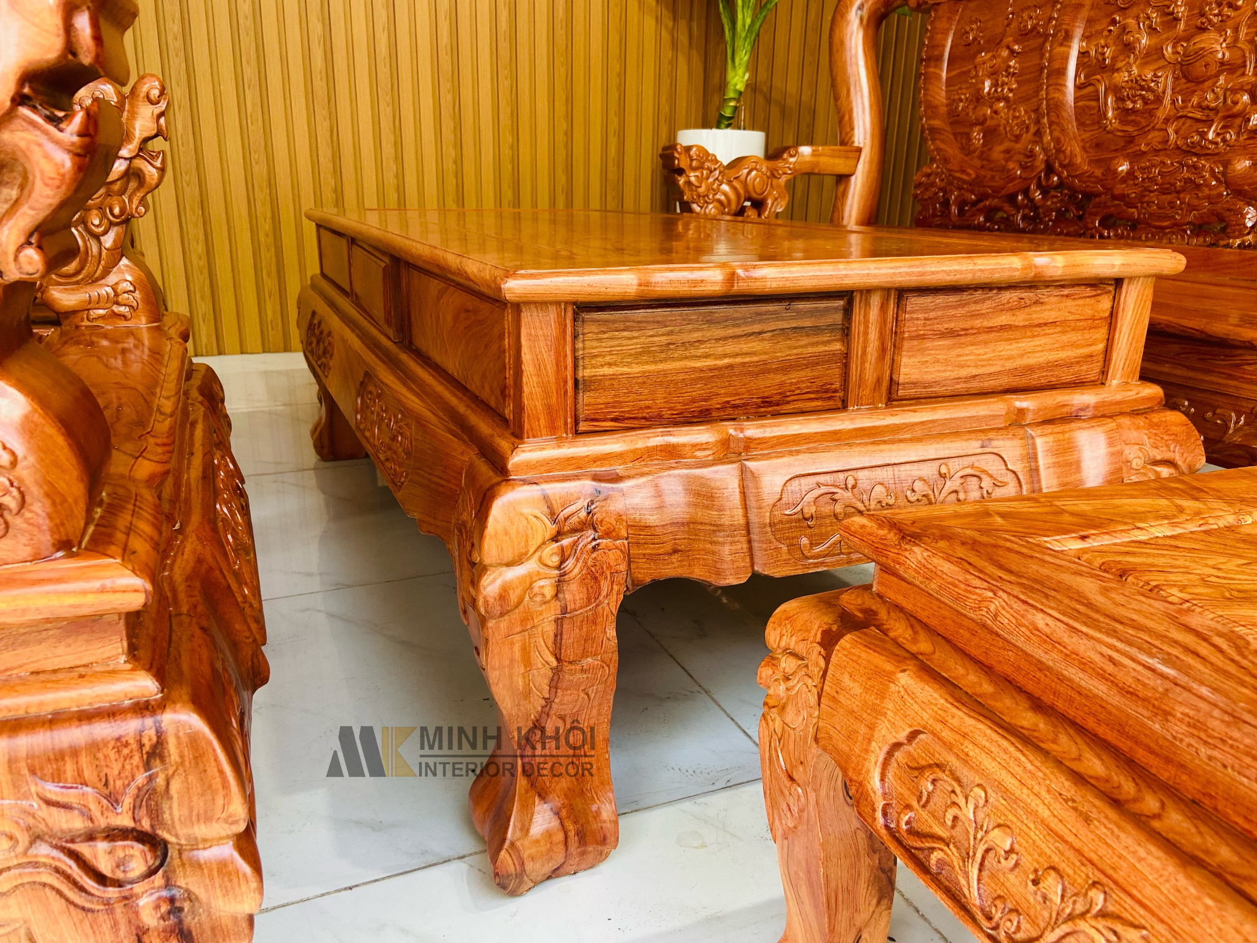 Salon Hương Đá Chạm Nghê Tay 12, 6 Món - SL950