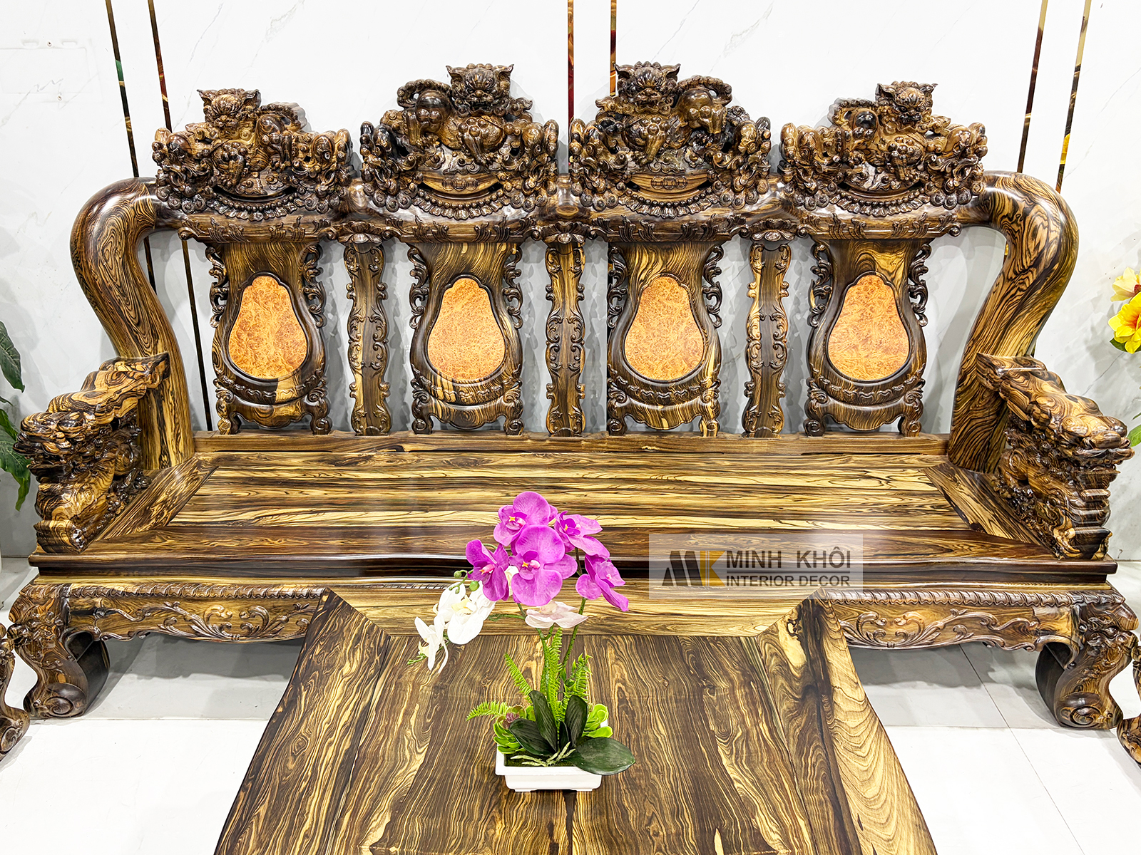 Salon Mun Sọc Tay 16 Chạm Nghê 10 Món Đẳng Cấp - SL261