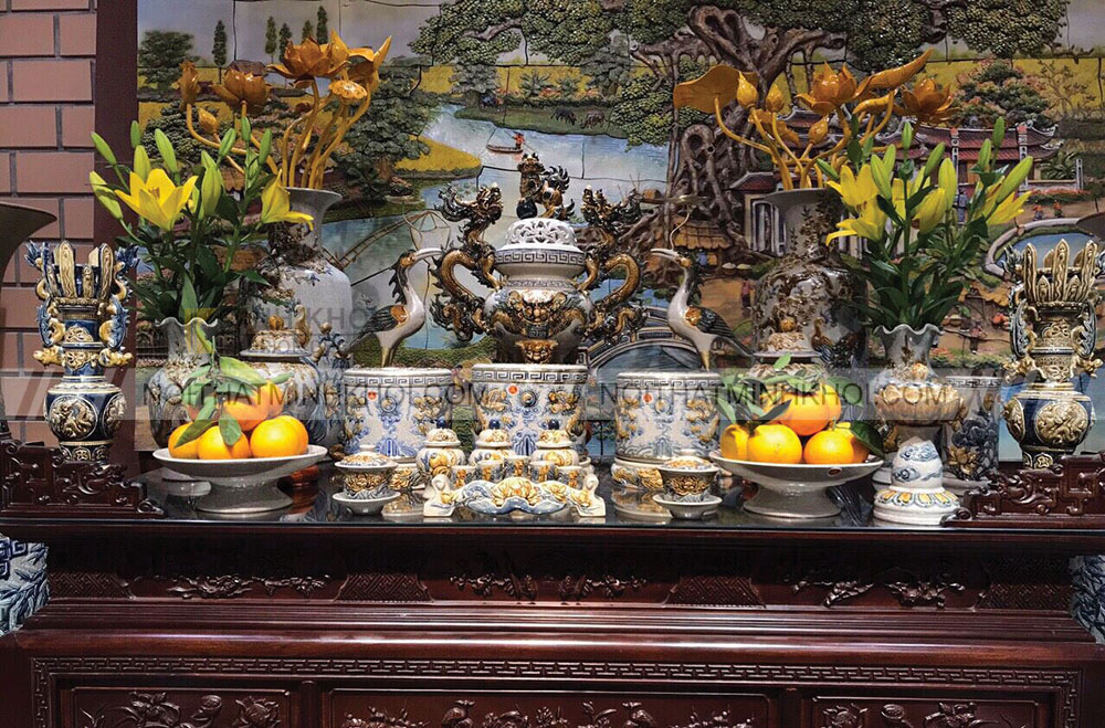 Sơ đồ bài trí bàn thờ gia tiên gồm những gì