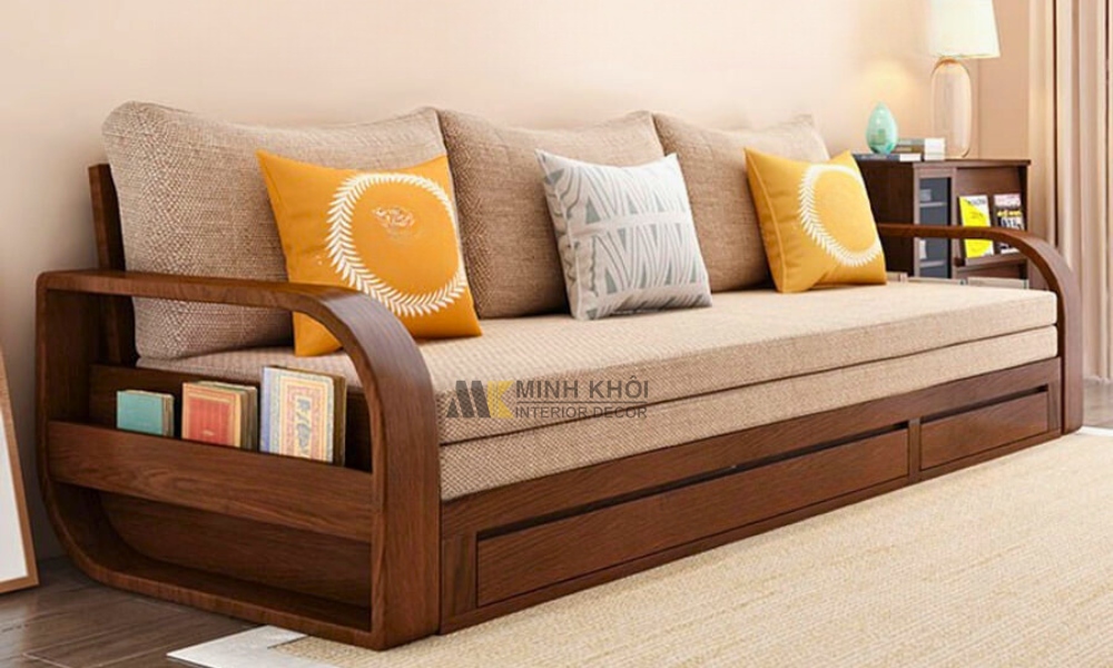 Sofa Giường Gỗ Thông Minh Đa Năng