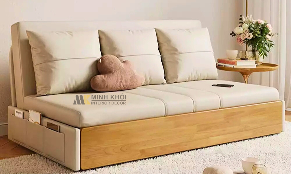 Sofa Giường Gỗ Thông Minh Đa Năng