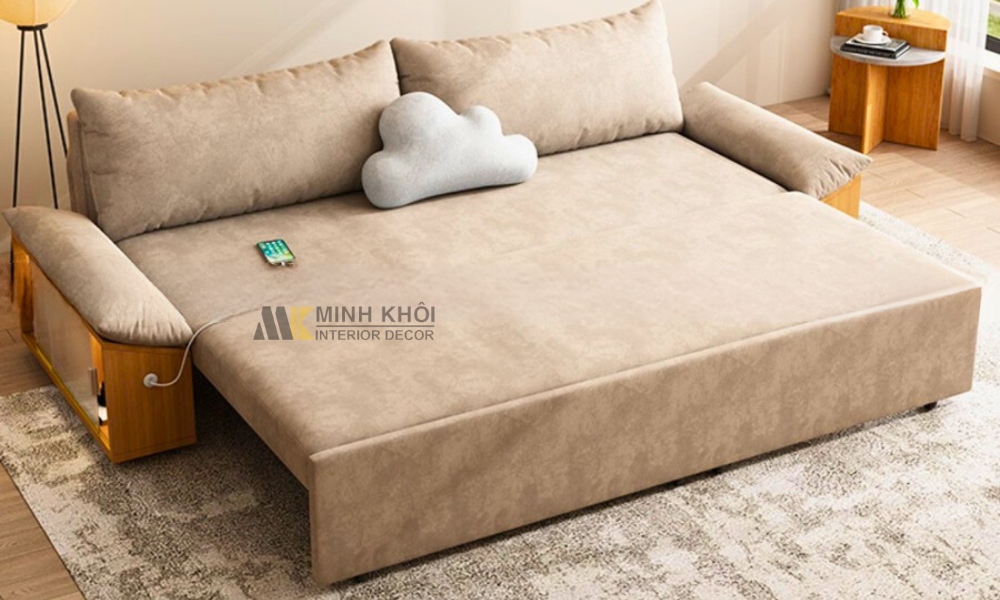 Sofa Giường Gỗ Thông Minh Đa Năng